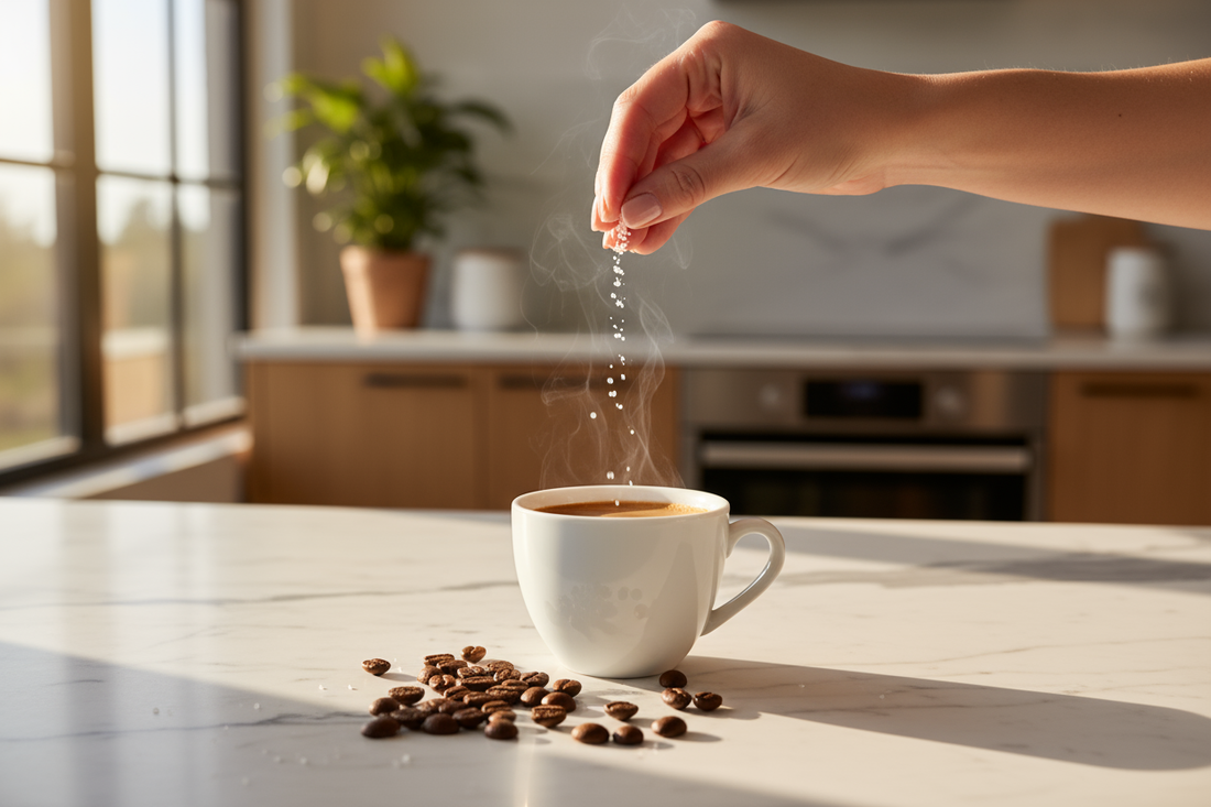 Hack de Sal en el Café: Elimina el Amargor Instantáneamente