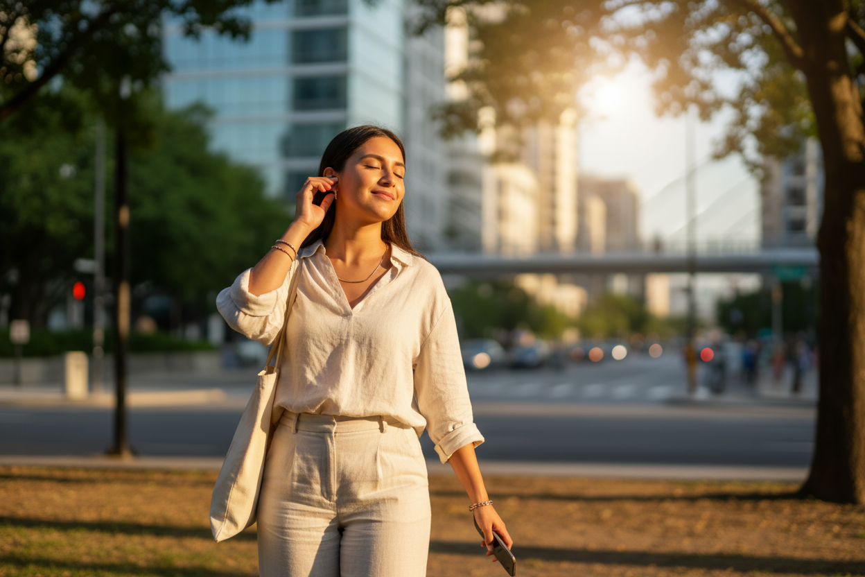 Audífonos que me dejan escuchar el mundo (y mi música)