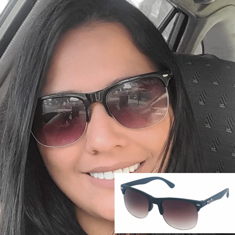 Gafas de Sol Club Master Negras - Estilo Clásico y Elegante