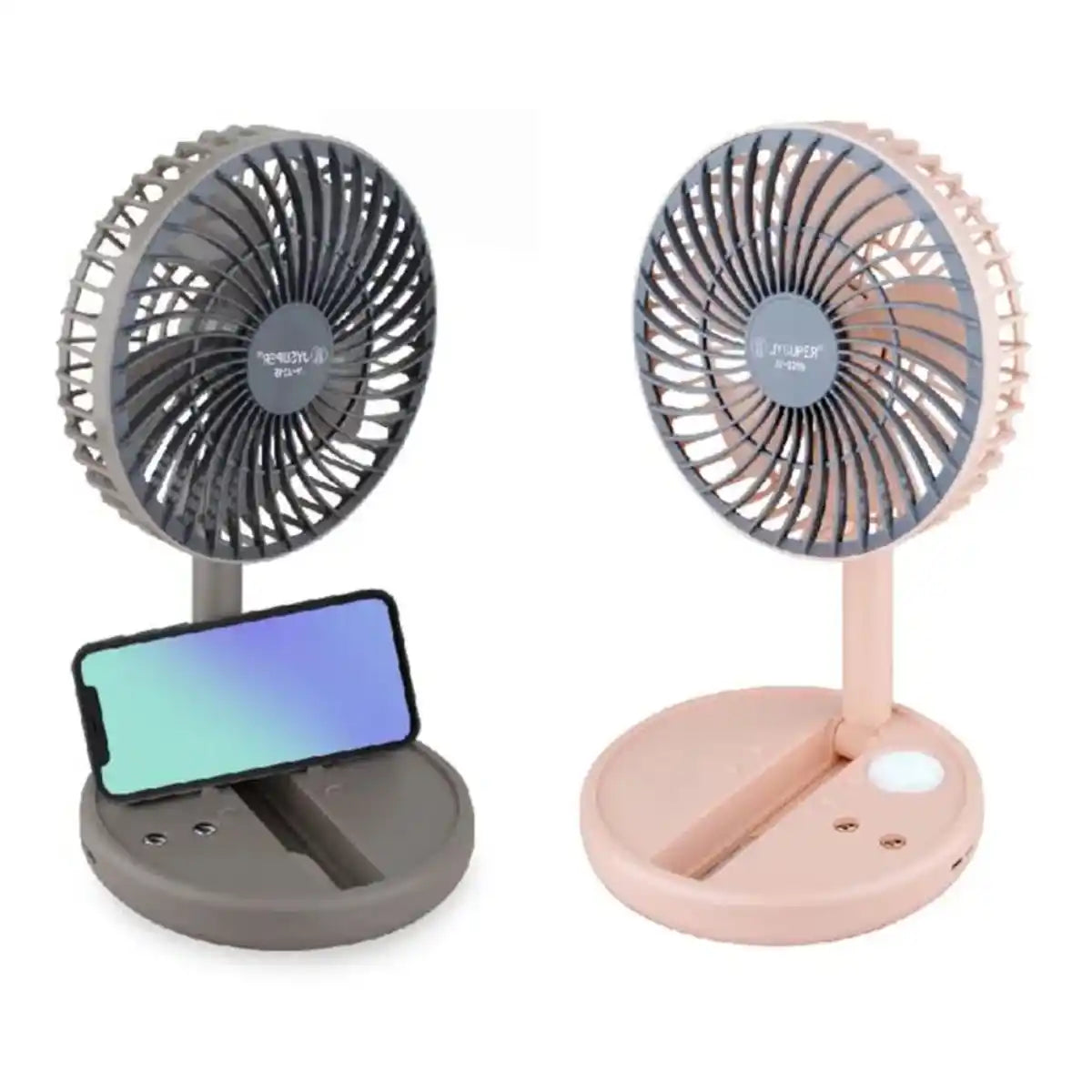Ventilador Plegable Portátil JY-2215 - Silencioso y Recargable