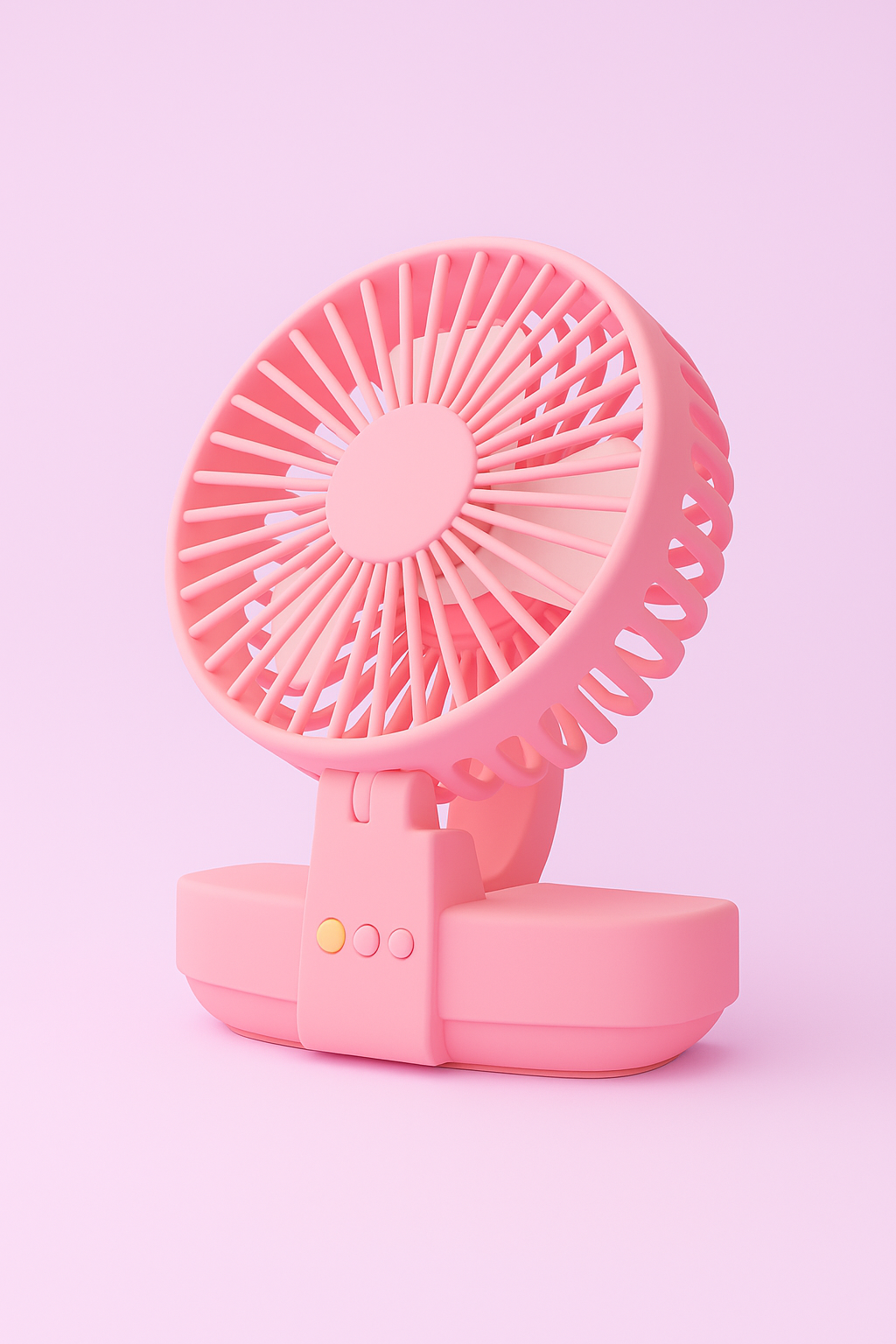 VENTILADOR PORTABLE GIRADOR Y LUZ BJJ308