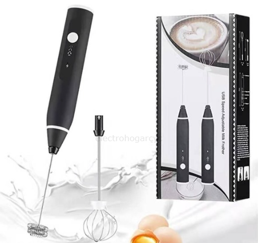 Batidor de Café Eléctrico - Espumador de Leche Profesional para Lattes y Cappuccinos