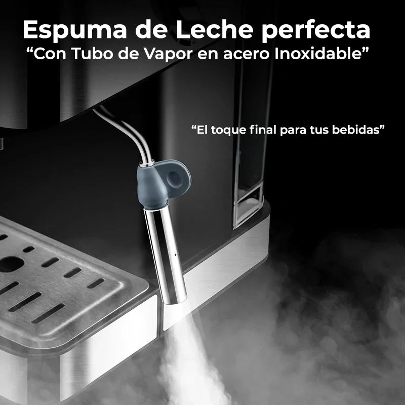 Cafetera Espresso Profesional Automática con Espumador de Leche - Coffee Maker Premium