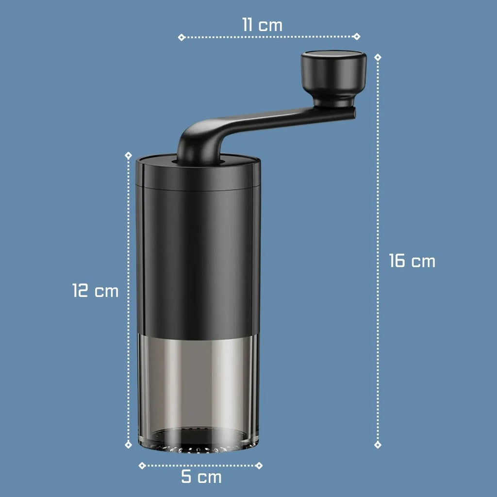 Molino de Café Manual Profesional | Molienda Perfecta en Grano | Acero Inoxidable